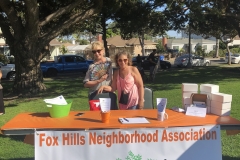National Night Out 2018 - Fox Hills Neighborhood Association Booth